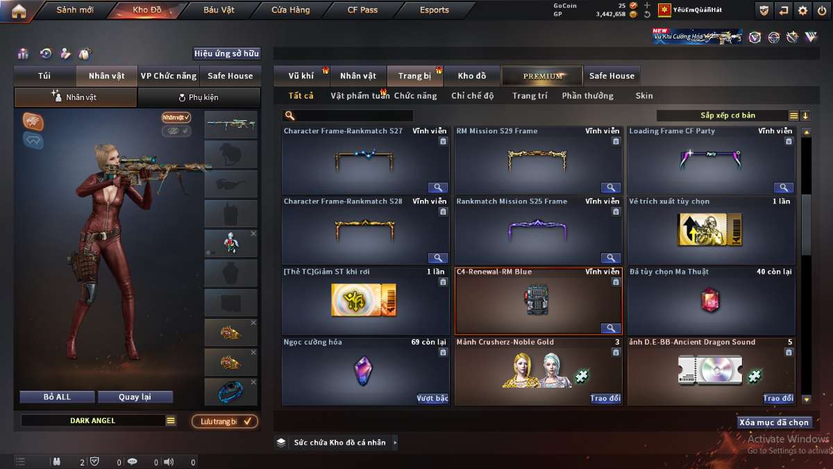 shop acc cf uy tin gia re